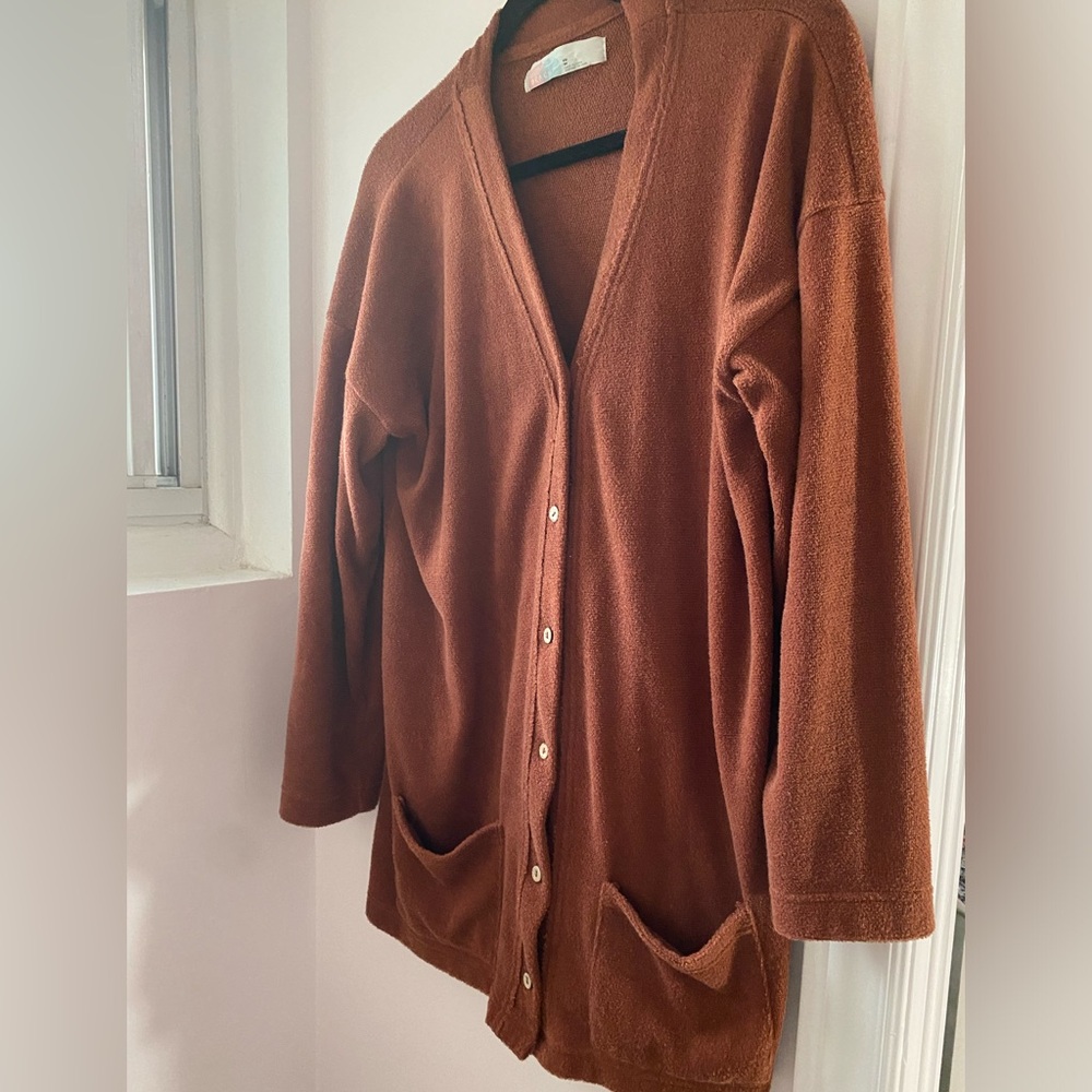 Free People Beach Textured Cardigan